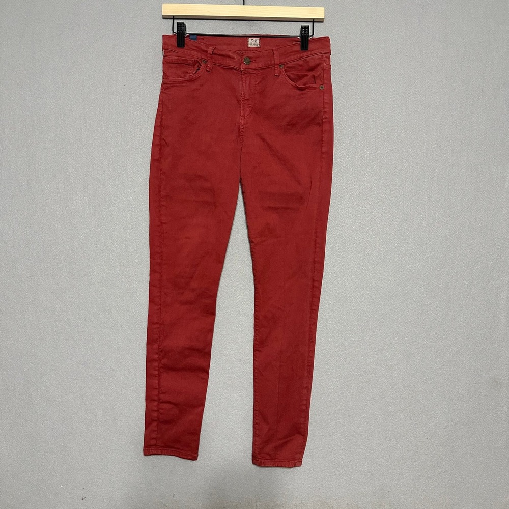 Citizens of Humanity Thompson Red Skinny Jeans Mid‎ Rise 1388-335 Mens 29